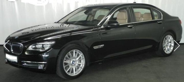 Left hand drive BMW 7 SERIES 750